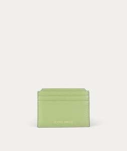 Mens Wallets: Card File - Grass