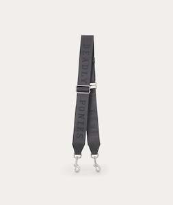 Little Luxuries: Logomania Strap - Flint/Silver