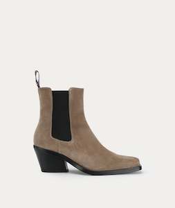 Sale: Rider Boot - Shiitake Suede