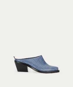 All: Mule Rider - Denim Croc