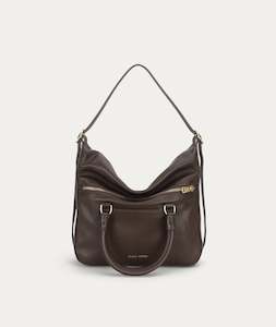 Shoulder Bags: Mr Miro Mini - Mud