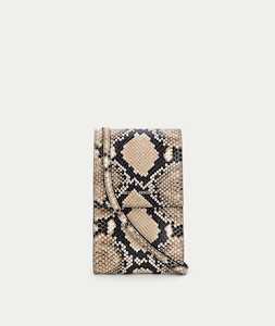 Wallets: Poucheroo - Leather Strap - Birch Python
