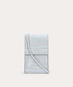 Products: Poucheroo - Leather Strap - Iceberg Croc