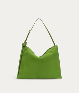 Shoulder Bags: Mr Chopalopagus Mini - Frog Suede
