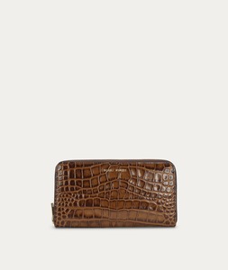 Wallets: Maxi Wallet - Toffee Croc
