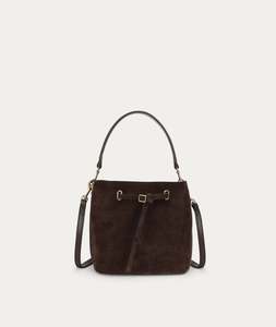 Top Handle Bags: Mr Penny - Java Suede