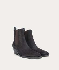 All Footwear: Rider Boot - Java Calf Hair