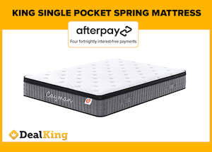 KING SINGLE POCKET SPRING MATTRESS