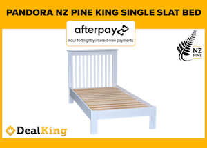 Beds: PANDORA KING SINGLE SLAT BED