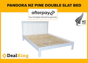 Beds: PANDORA DOUBLE SLAT BED