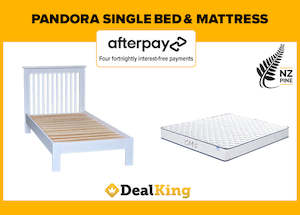 PANDORA SINGLE SLAT BED + MATTRESS