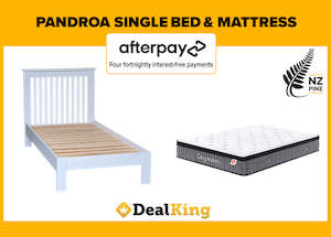 PANDORA SINGLE SLAT BED + POCKET SPRING MATTRESS