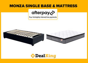 MONZA SINGLE SLAT BASE & POCKET SPRING MATTRESS
