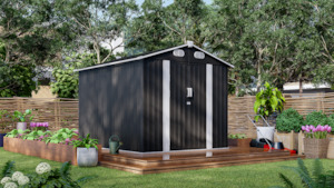 Garden Shed 10 x 8ft Shadow Grey