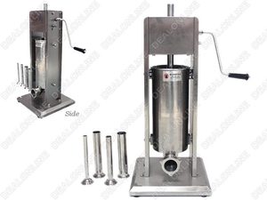 Home Living: 7L Sausage Stuffer Stainless Steel Sausage Maker Machine