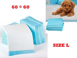 Pet Healthy: CLEARANCE Puppy Training Pads  Dog/Pet Training Pad Size L - (60X60CM , 40pcs)