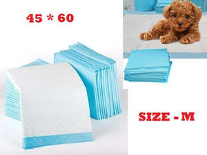 Puppy Training Pads  Dog/Pet Training Pad Size M - (45X60CM , 50 pcs)