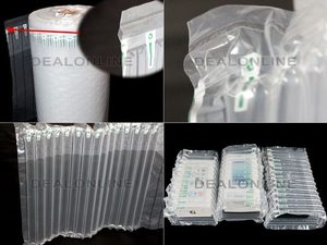 Packing Supplies: 20cm*10M Air Columns Cushion Packaging Wrap with 1 Free Manual Air Pump