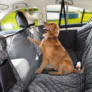 Packing Supplies: WATERPROOF PET CAR BACK SEAT PROTECTOR WITH MESH POCKET