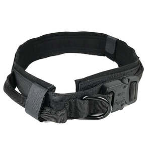 Tactical Dog Collar Adjustable Military Training Nylon Dog Collar Metal Buckle