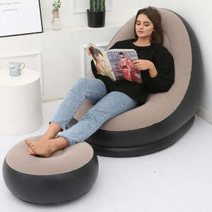 Furniture: Multi functional Inflatable Sofa Air Couch SET