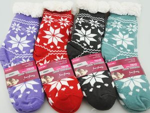 Socks: (4 Pairs) LADIES THERMAL COSY SOCKS 4.7 TOG RATING