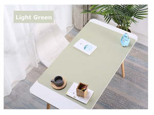 Computer: Green- 90*45cm PU Leather Desk Mat Computer Laptop Keyboard Mouse Pad Office