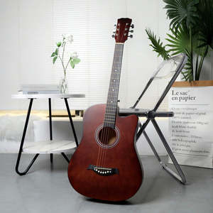 38" Wooden Acoustic Guitar