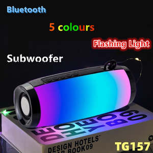 Portable Bluetooth Subwoofer Flashing Light Speaker Wireless