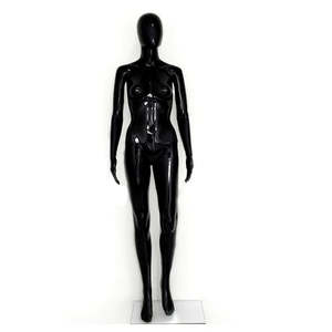 Female Full Mannequin with Head 180cm  GLOSSY BLACK