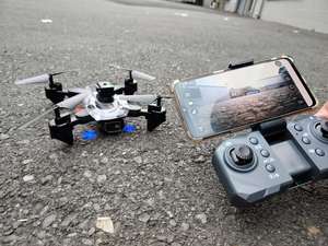 Toy: Obstacle Avoidance Drone Dual Camera WiFi FPV Foldable Altitude Hold