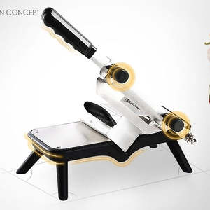 Meat Slicer Cutter Machine Manual Beef Cheese Ham Salami Roll Metal - ST209