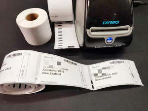Labels Pricing: DYMO 99014# Comp. (10 Rolls) 54*101mm 220 Labels/roll Tradevine Labels
