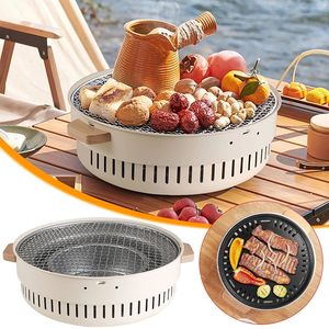 Bbqs: Charcoal Barbecue Gril Portable Charcoal BBQ Grill Stove Home Party Outdoor