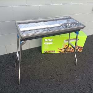 BBQ Stove Foldable Stainless Steel Charcoal BBQ Stove Grill