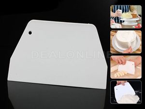 Baking: SALE -  Plastic Cake Scraper/Cutter SMALL