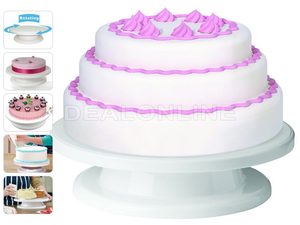 Baking: 360° Rotatable Cake Decorating / Display Turntable
