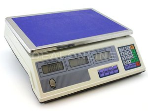 Scales Measurement: Scale Rechargeable 40KG/5G Digital Pricing LCD with Light