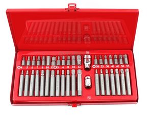 40 Pieces Hex Shank Screwdriver Drill Set Bits Metal Case