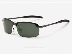 Sunglasses: Gun-Gr HD Polarized Lens Sunglasses Anti-Reflective Hydrophobic
