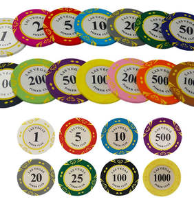 Products: 14g 25pcs Poker Chips Tokens Poker Chips Jeton Casino Jeton Poker Set Las Vegas
