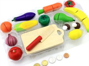 Wooden Toy: Wooden Cutting Wooden Fruit Vegetable