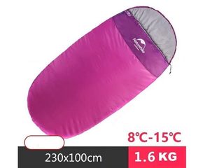 Travel: 230*100CM SINGLE Sleeping for Camping 3 Season Sleeping Bag PINK