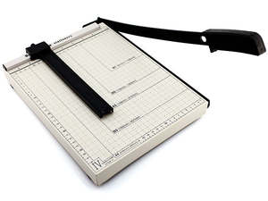 Stationery 1: Paper Cutter WHITE A4 Size