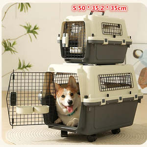 50CM Plastic Airline Travel Cage/Carrier/Crate