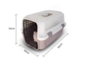 Airline Pet Cgae: 50CM PURPLE - Dog/Cat Airline Travel Cage/Carrier