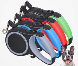Pet Harness And Leash: 5M/20KG Retractable Pet Dog Lead Leash Strong Flexible Extendable Lock Max