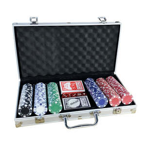 Games: TEXAS HOLD’EM POKER SET – TINNED – 300 PIECES， 11.5g
