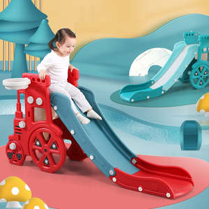 Swings And Slides: Kids Slide with Basket