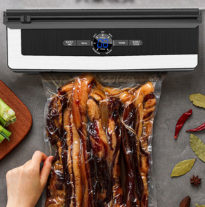 Food Vacuum Sealer Automatic Sealing Machine 70kpa 135w 5mm